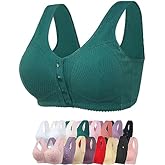 Daisy Bra for Seniors, Front Snap Closure Bras, Front Snaps Daisy Bras for Older Women
