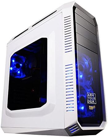 ArmYourDesk Swordsman G1 Extreme Gaming Desktop Gaming PC( Intel i5-7500, Nvidia Geforce GTX1050Ti, 8GB DRR4 RAM, 120GB SSD, Win 10 Home)