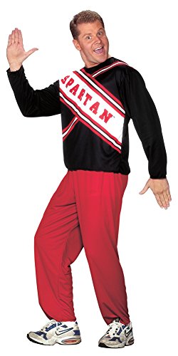 Cheerleader Spartan Guy Adult Mens Costume