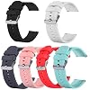 TenCloud 6-Pack Compatible with Yamay Smart Watch Bands Replacement Band Soft Washable Straps Wristbands Accessoy for…