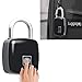 Win-digital Fingerprint Padlock,Waterproof Keyless Padlock, Suitable for Gym,House Door, Suitcase, Backpack,Office, Support USB Charging
