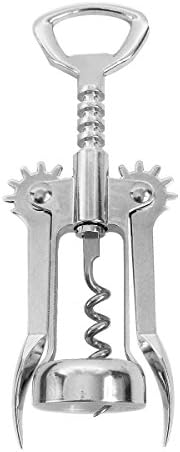 Wing Corkscrew Wine Opener, Multifunctional 2 in 1 Wine Cork Remover, Beer Cap Opener