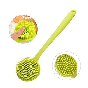 Ithyes-Silicone-Body-Brush-Bath-Brush-Back-Scrubber-Long-Handle-Bath-Shower-Brush-with-Ultra-Soft-BristlesNon-SlipGreen Ithyes Silicone Body Brush, Bath Brush Back Scrubber Long Handle Bath Shower Brush with Ultra Soft Bristles,Non-Slip…