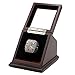 MM Outdoors 1 Slot Sports Ring Keepsake Solid Wooden Box for Championship Ring with Slanted Glass Window