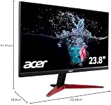 Acer KG241YA 24 inch Full HD 1080p Gaming Monitor 75Hz 1ms VA FreeSync view 7