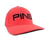 PING Tour Structured Hat (Bright Red/Black, S/M, 2017) Golf