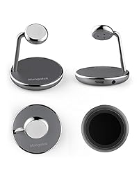 mangotek Apple Watch soporte de carga, magnético, con módulo y puerto USB del cargador para Apple Watch iWatch y iPhone, Apple MFi Certified