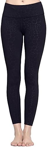 TITIKA Women's Yoga Pants Elastic Waistband Stash Pocket Breathable Fitness (M, Black)