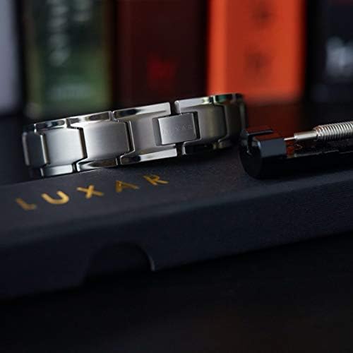 Men's Titanium Therapy Linked Bracelet LUXAR Double