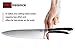 Chef Knife by Zollver, Well Balanced & Easy to Grip 8-Inch Kitchen Knife with Solid Ergonomic Handle & Protective Bolster. Forged Stainless Steel Blade is Sharp out of the Premium Gift Box