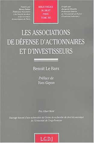 Les  associations de défense d'actionnaires et d'investisseurs