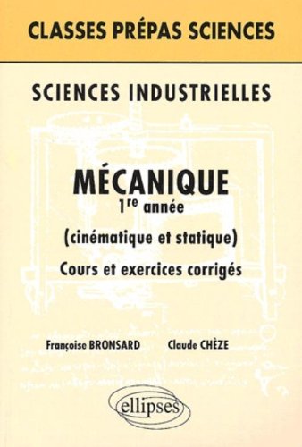 Mécanique, 1ère année
