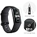 CAVN 9-Pack Compatible Fitbit Charge 3 Screen Protector, Full Coverage Screen Cover Saver Protection Film Protector Compatible Fitbit Charge 3 / SE Smartwatch [Ultra Clear/Anti-Bubble]