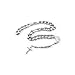 NYC Sterling 6MM Stainless Steel Silver Tone Rosary Chain Necklace with Cross, 24 Inch + 4 Inch Drop (Silver Tone)