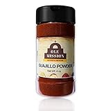 Guajillo Chile Powder 4 oz - Ground Chili Peppers For Cooking Sauce, Paste, Salsa, Tamales, Enchilada, Mole, Sweet Heat Chili and Mexican Recipes by Ole Mission