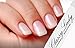 ClassyLady Professional Glass Nail File - Crystal Finger Nail Files for and Acrylic Nails, Double Sided Glass Nails File Instead of Emery Boards and Buffers (Rose)