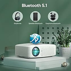 Native 1080P 19000 Lumens 5G WiFi Bluetooth