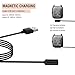 Zenwatch 2 Charger Cable, MoKo Extra Long High-Speed Charging Cord Magnetic USB Charger with 1 Meter Charging Cable for ASUS Zenwatch 2 WI501Q / WI502Q Smart Watch, BLACK