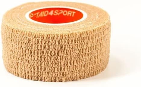 Firstaid4sport Cohesive Bandage Latex Free 2.5cm x 4.5m Tan 1 Roll