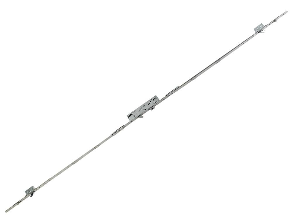 Yale YDM-PRO-PVCU-35 Doormaster Professional Multi-Point Door Lock Replacement, 35 mm Backset, 16 mm Faceplate, Steel Finish, Suitable for PVCu Doors, Grey