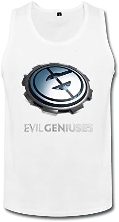 RZF Top Men's Evil Geniuses Tank Top Size XL White
