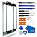 MMOBIEL Front Glass for Samsung Galaxy S5 / S5 Neo (Black) Display Touchscreen replacement kit 12 pcs incl. tools / pre cut Sticker / cloth / suction cup / wire
