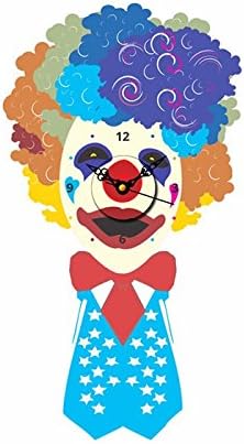 PAG STICKER 3D Wall Clock Decals Clown Joker Wall Sticker Home Wall Patry Decoration Gift