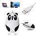 BestFire® Super Cute Panda Unique Design Portable Usb Wired Optical Exquisite Lovely Fashionable Small Mini Mouse Interfaces Desktop Mouse Laptop Mouse Tablet Mouse Designed Specifically for Women Girls Kids