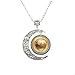 Anne of Quote necklace moon pendant Anne Shirley Lucy Maud Montgomery Book Quote Jewelry gifts