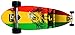 Krown Rasta City Surf Longboard Skateboard