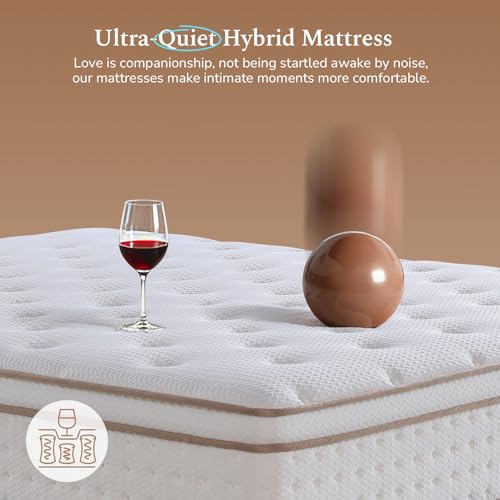 slily 12 Inch 3ft Single Mattress, Hybrid Single Size Mattresses Memory Foam Pocket Sprung, 7-Zone Orthpaedic Mattress for Pressure Relief, Medium Firm, Cosy and Breathable(90x190x30cm)