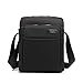 CoolBELL 10.6 Inches Shoulder Bag Oxford Cloth Messenger Bag iPad Carrying Case Functional Hand Bag Briefcase with Adjustable Strap for Tablet/iPad/Men/Women/College/Teens (Black)
