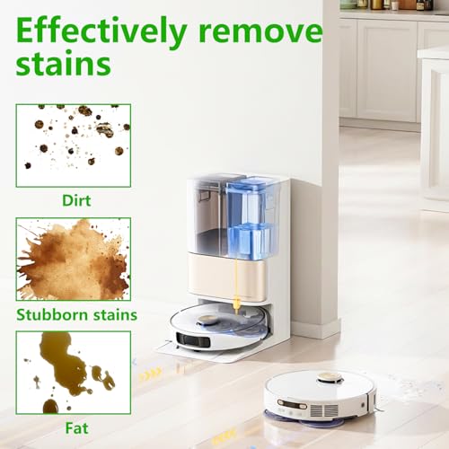 Floor Cleaning Solution for Dreame L40 Ultra/L50 Ultra/X50 Ultra/L10s Ultra Gen 2/X40 Ultra and Other L/X/Aqua/Matrix Series Robot Vacuum Cleaners, Multi-Surface Floor Cleaner Liquid, Fits MOVA, 1L