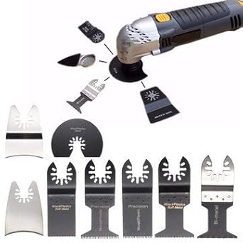Generic 12Pcs Saw Blades Oscillating Multitool For Fein Dewalt Porter Multimaster