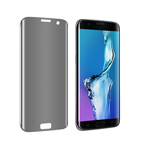 Samsung Galaxy S7 Edge Privacy Tempered Glass Screen Protector, YCFlying Premium [3D Curved] [Anti-Spy] [Full Coverage] Tempered Glass Screen Guard for Samsung Galaxy S7 Edge (Transparent)