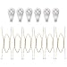 Shappy 6 Pieces Wall Plate Hanger Decorative Dish Holder and 6 Pieces Wall Hooks (8 Inches)