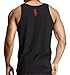 Deadpool Inspired-Wade's Mercenary For Hire Tank Top Pay in Chimichangas Black (X-Large)