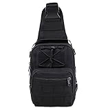 HUKOER Sling Bag Oxford Fabric Crossbody Bag Shoulder One Strap Backpack Men's Multipurpose Daypack for Camping, Hiking,Trekking, Rover,Cycling, Hiking,Travel