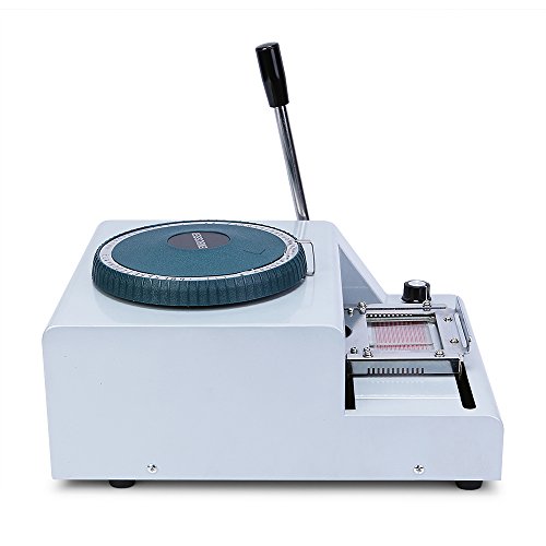 ItWorthy 68-Character Manual PVC Card Embosser Embossing machine Credit ID VIP Stamping Code printer Tool