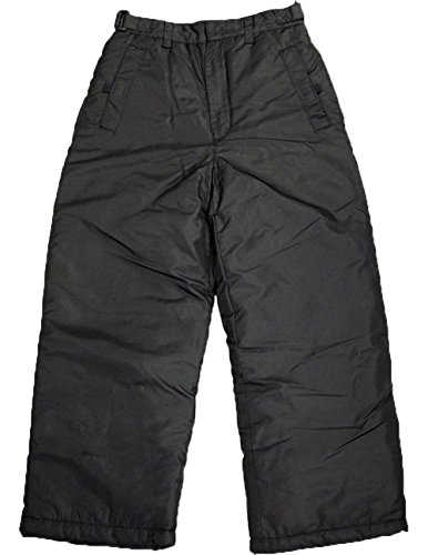 London Fog - Big Girls' Snowpant, Black 33956-7/8
