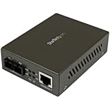 StarTech.com 1000 Mbps Gigabit Single-Mode Fiber Ethernet Media Converter SC 15km (MCMGBSC15)