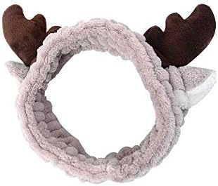 Lovely Headband for Washing Face, Makeup Accessories Buckcorns Hair Band for Women and Men (Brown)
