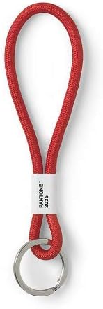Copenhagen Design Pantone Short Keyring, Nylon, Red