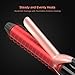 Curling Iron 1.25 Inch, SUNLUNA Hair Curling Wand with Tourmaline Ceramic Coating, LCD Display with Heat Resistant Glove, Dial Heat Control Curling Wand (230°F to 430°F for All Types of Hair)