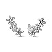 Pandora Jewelry Daisy Flower Stud Cubic Zirconia Earrings in Sterling Silver