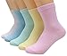 Womens 5 Pairs Cotton Ankle Crew Casual Socks#Wz-001 (Long)