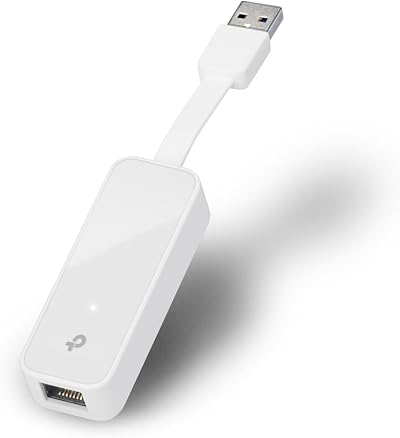 TP-Link UE300 USB 3.0 Gigabit Ethernet Adapter 10/100/1000 Mbps White
