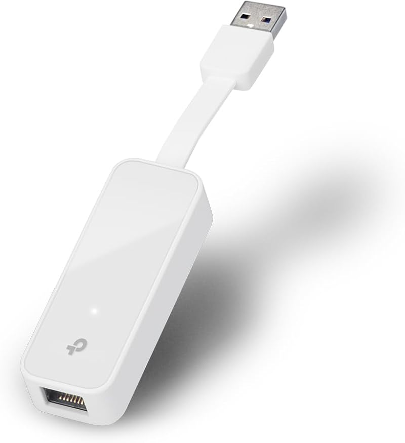 TP-Link UE300 USB 3.0 Gigabit Ethernet Adapter 10/100/1000 Mbps White