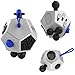 Twiddler Toys Fidget Dodecagon – 12 Sided Fidget Cube Relieves Stress and Anxiety – Toy Increases Focus and Attention for Children and Adults with ADHD, ADD OCD, and Autism (White)