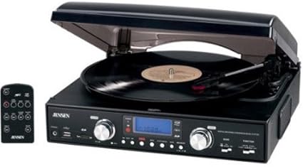 jensen record player with speakers